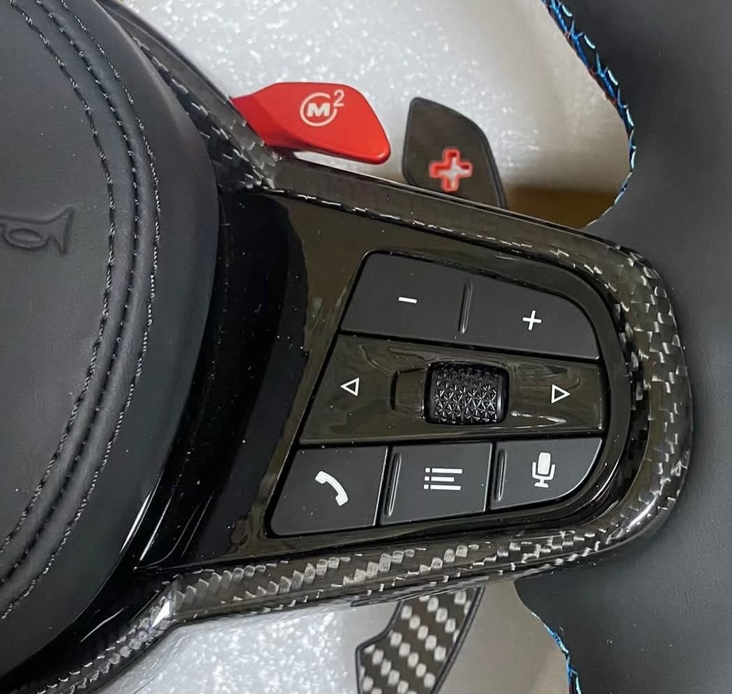 BMW M5 F90 G05 G06 G20 G30 G31 M3 G80 M4 G82 M340i M440i LCI Style Steering Wheel - Image 3