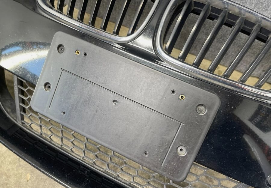 BMW F22 F23 M235 Front Bumper Cover PDC Asseembly Black Sapphire Metalic OEM 59K - Image 2