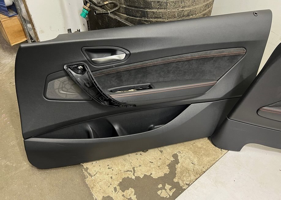 BMW F87 M2 Competition M Sport Seats & Door Cards F22 Red Stitching OEM - Image 6