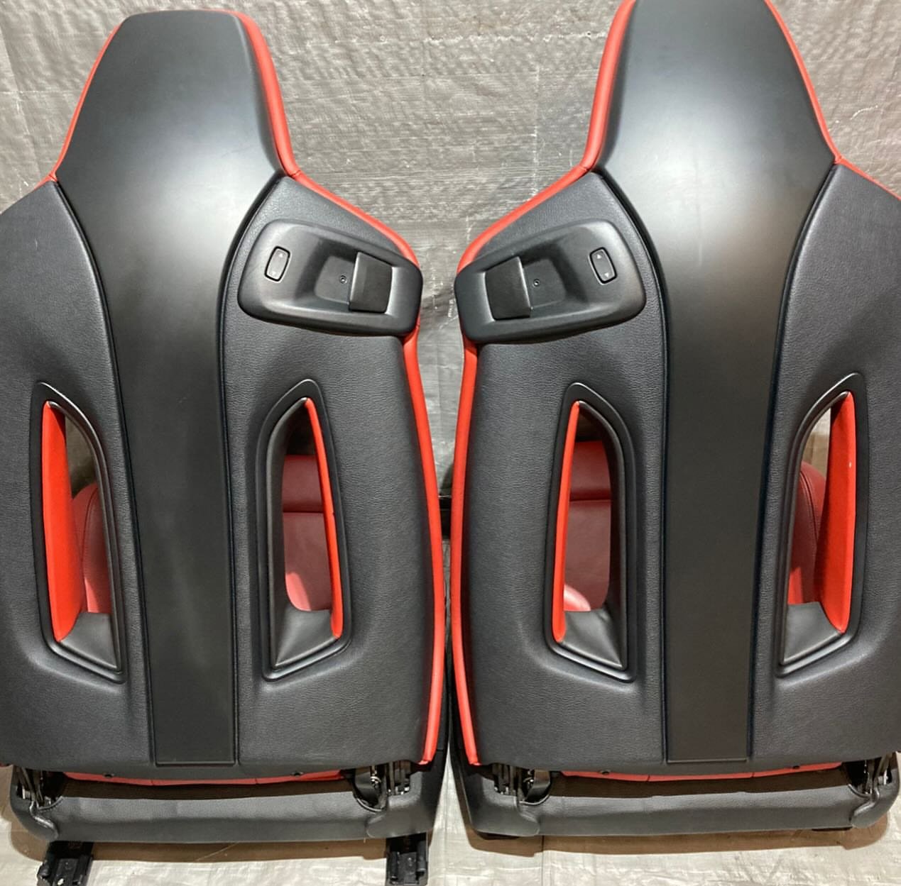 15-20 F82 BMW M4 Coupe Competition Package Sakhir Orange Merino Leather Front Seats/Heated/F8M05 - Image 12