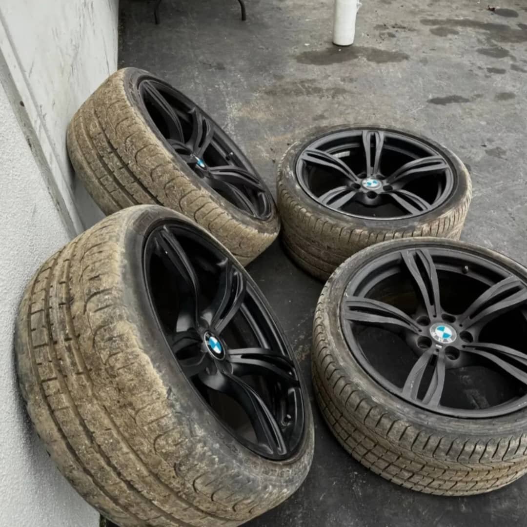 Rims tires set style 343 BMW F12 F10 M6 M5 12-18 OEM - Image 2