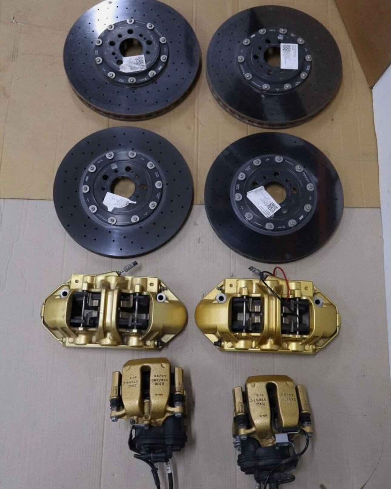 BMW M3 M4 G80 G82 G83 Brakes Caliper Disc Ceramic Carbon 2022 - Image 9