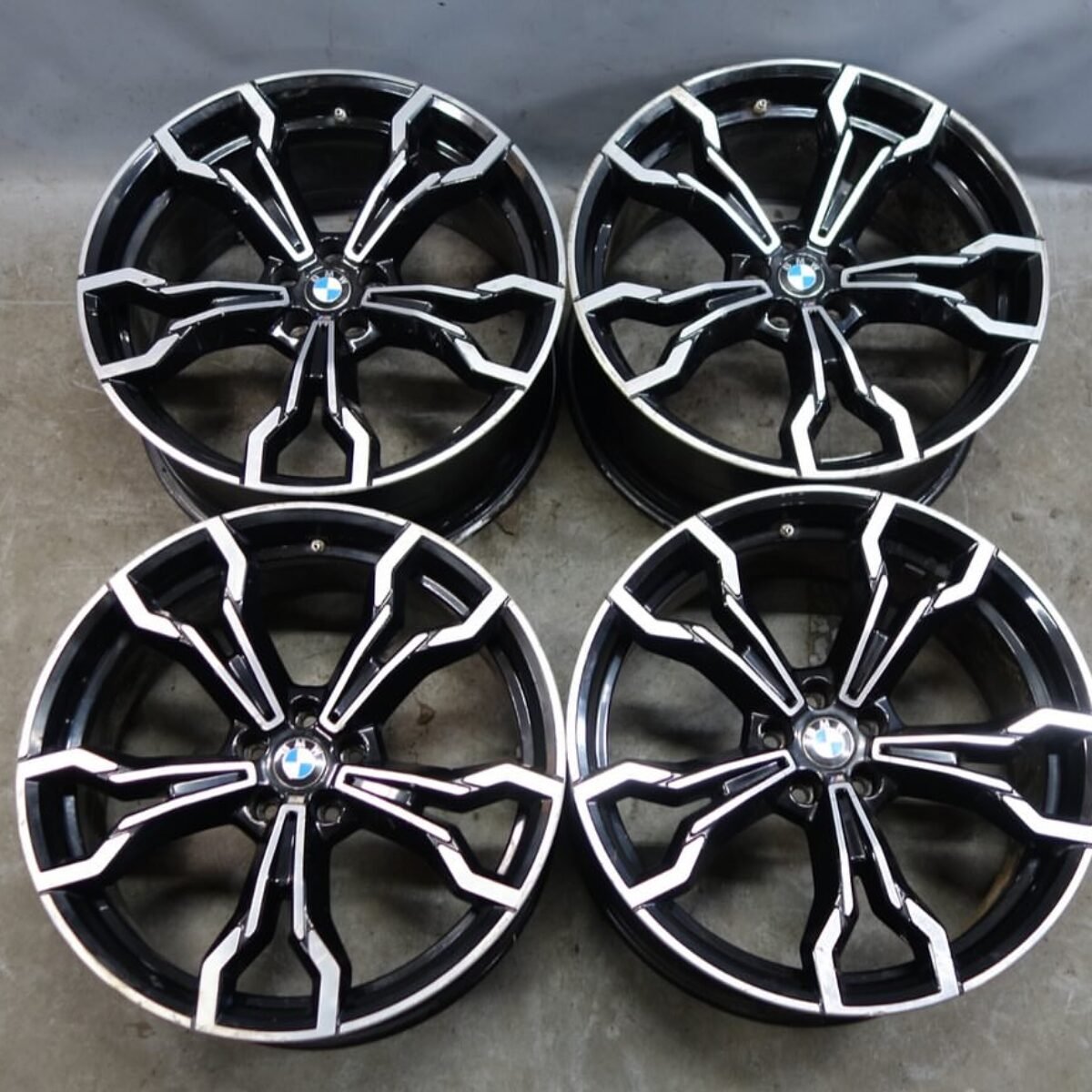 BMW F97 X3M F98 X4M 21″ Style 765M Wheel Set Of 4 Starggered Black OEM