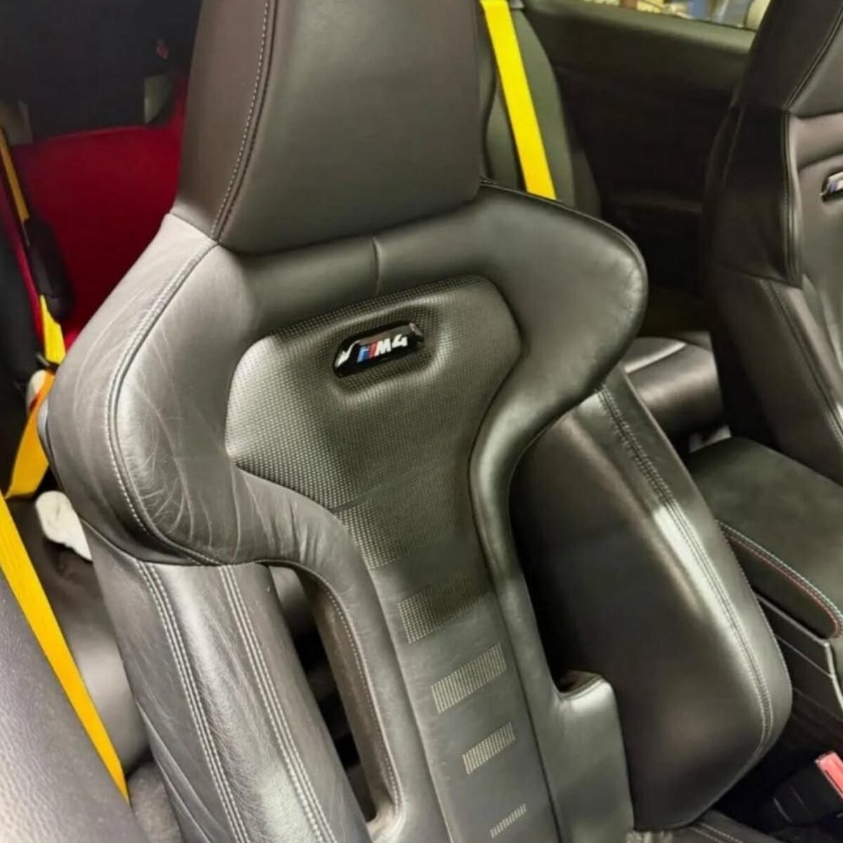 2024 G80 M3 Badges fitted to 2019 F82 M4 Competition Seats in 2013 E92 M3 Coupe