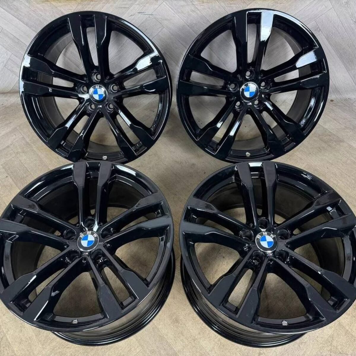 Genuine BMW 20″ X5 F15 E70 468 X6 F16 black M sport alloy wheel alloys 5X120