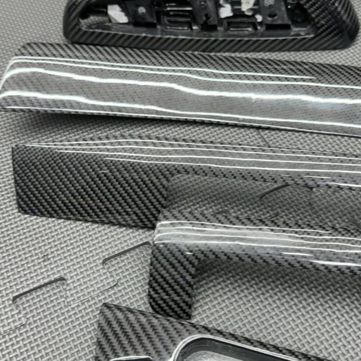 BMW E46 M3 01-06 Freshly Done Convertible Carbon Fiber Interior Trim Set