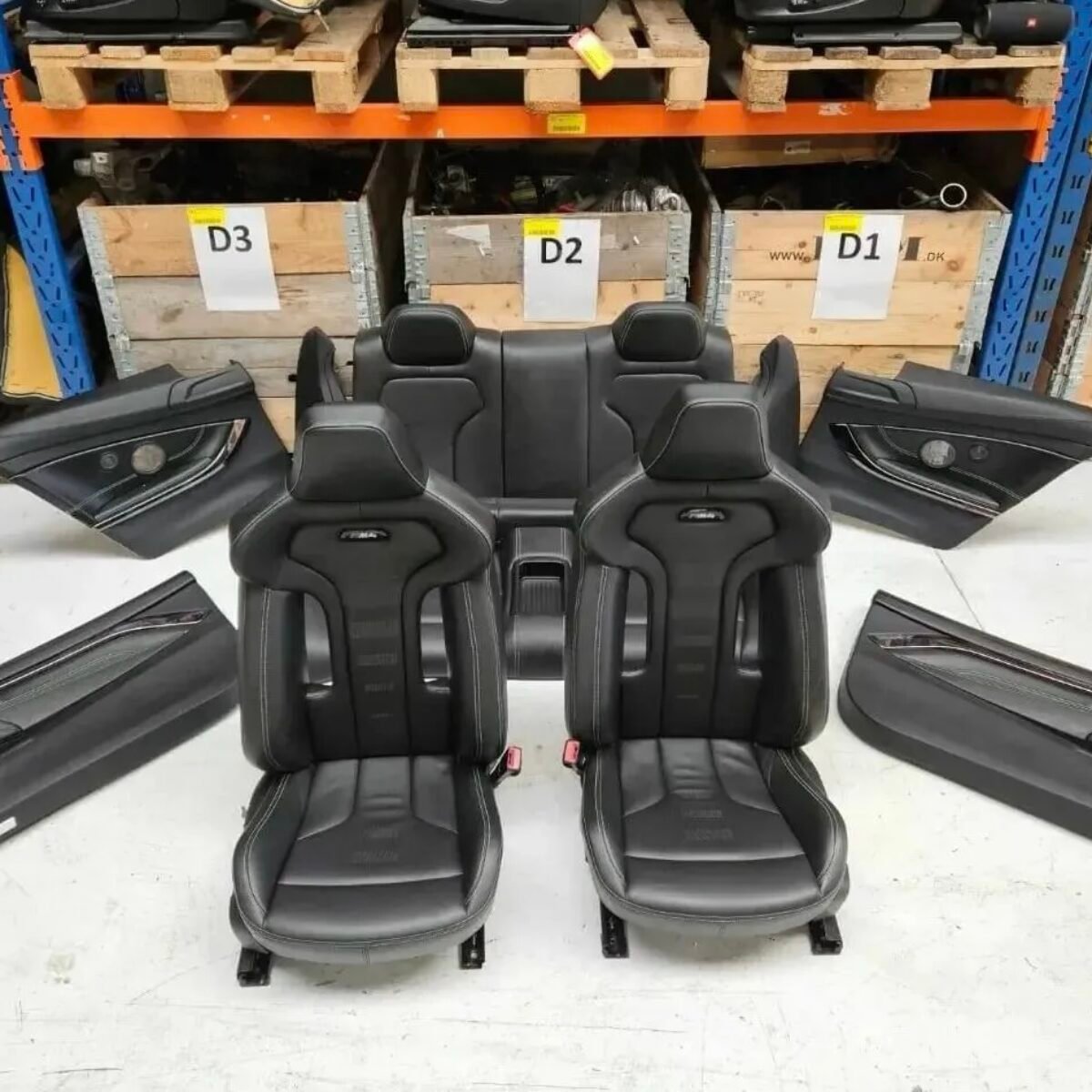 BMW F82 M4 COMPETITION VENTILATED HEATED SEATS COMPLETE INTERIOR