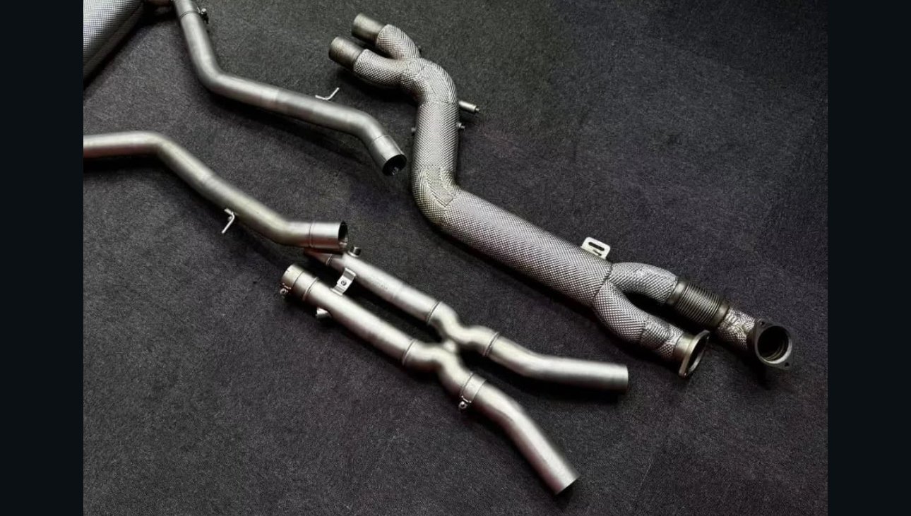 G82 G80 M3 M4 disassembled 3rd generation IPE mid-rear exhaust - Image 5