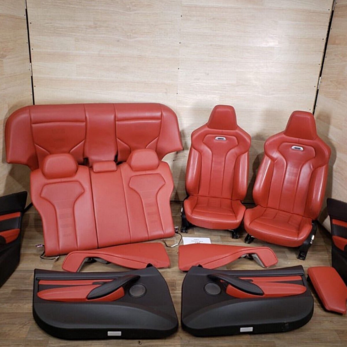 F80 M3 Sakhir Orange Red Interior Set