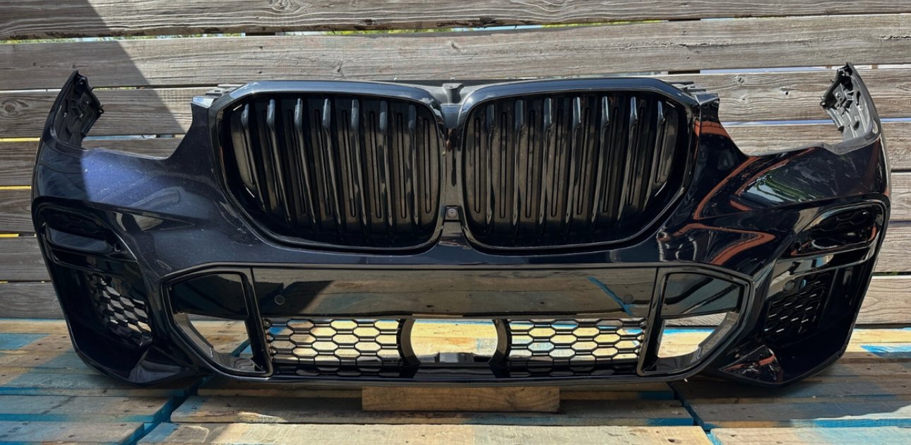 2019-2023 BMW X5 G05 FRONT BUMPER W GRILLES & PARK SENSORS (BLUE-416) M-SPORT OEM - Image 2