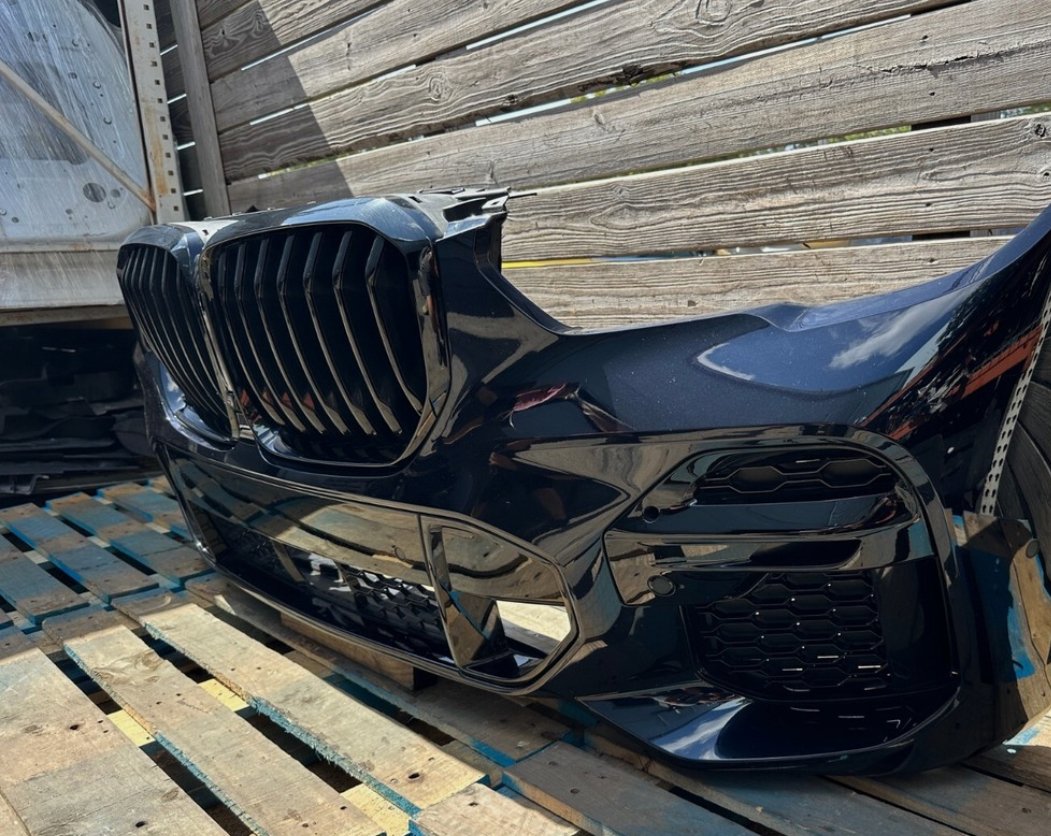 2019-2023 BMW X5 G05 FRONT BUMPER W GRILLES & PARK SENSORS (BLUE-416) M-SPORT OEM