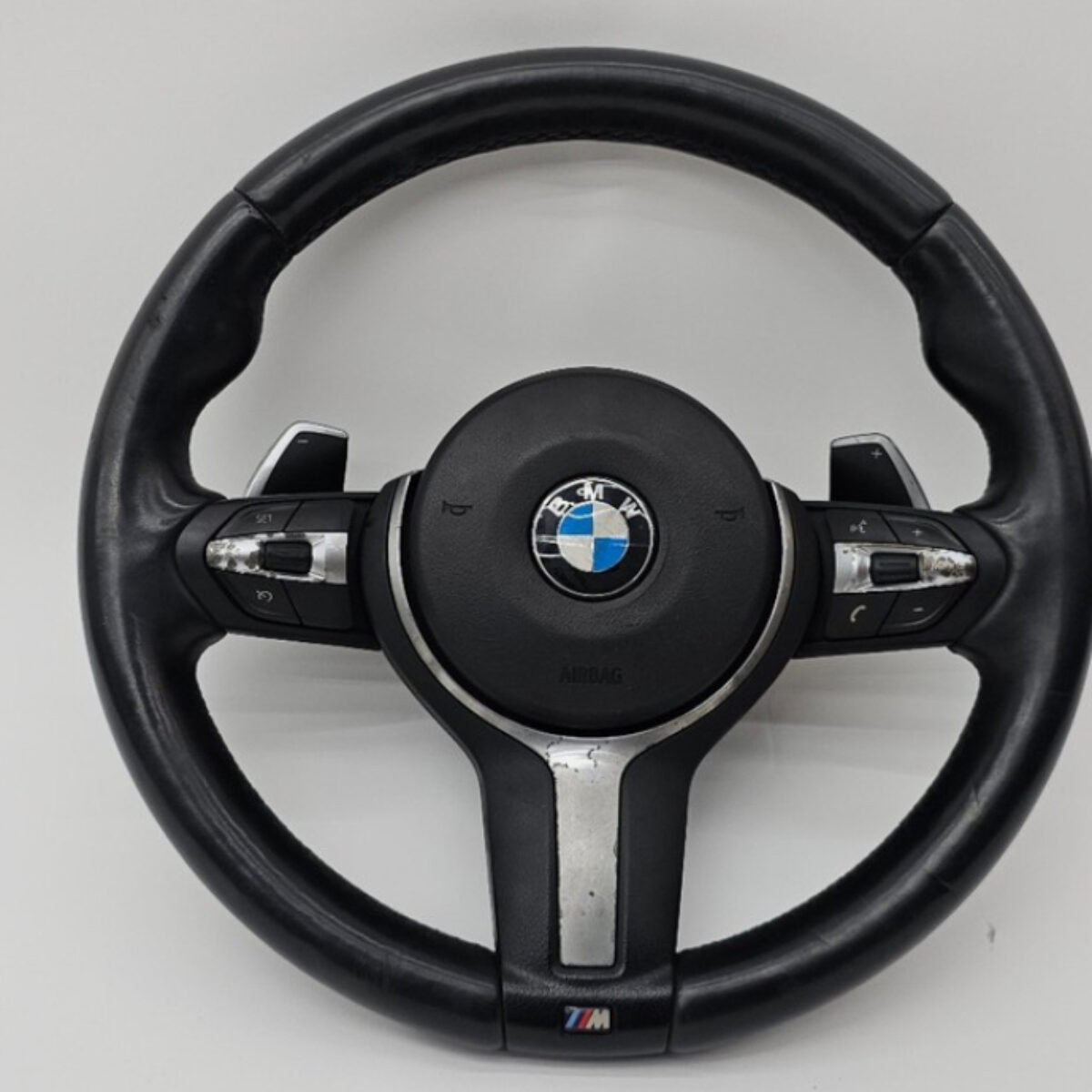 BMW F30 F32 F33 F36 3/4-Series M3 M4 M Sport Steering Wheel W/ Shifter OEM