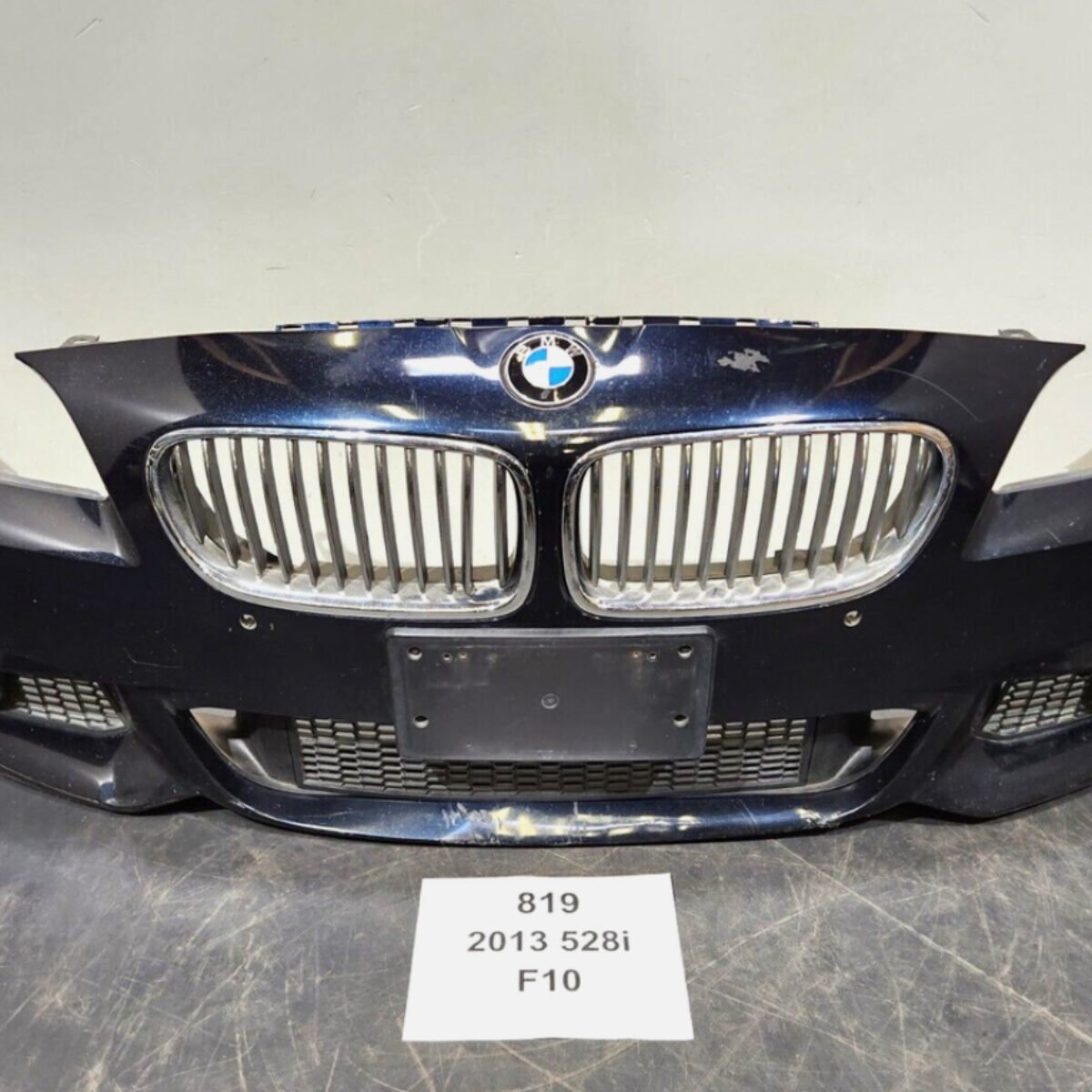 OEM BMW F10 Front Bumper Cover M SPORT COMPLETE w/Grilles PDC Black