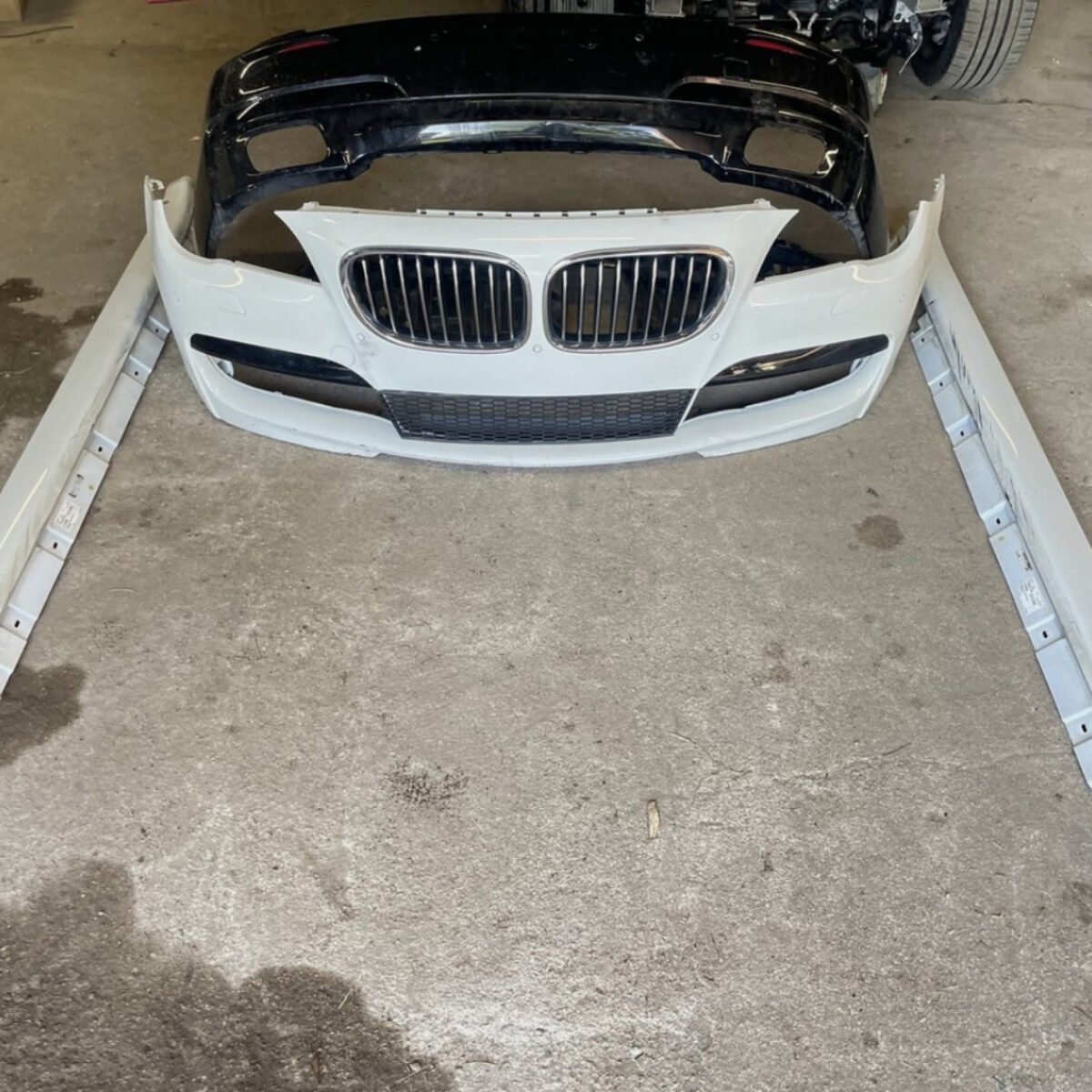 BMW 7 F01 F02 Oem M Pack Set Front Rear Bumper Side Skirt