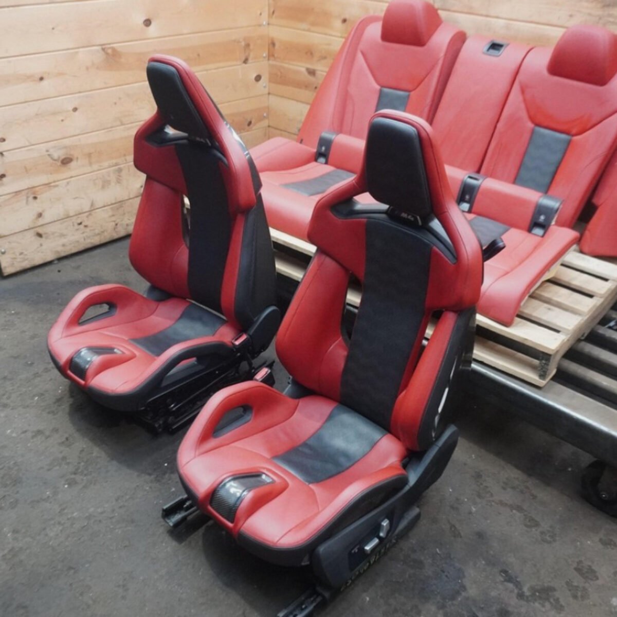 Front Driver Passenger Carbon Fiber Bucket Seats & Rear Bmw M4 G82 21-24