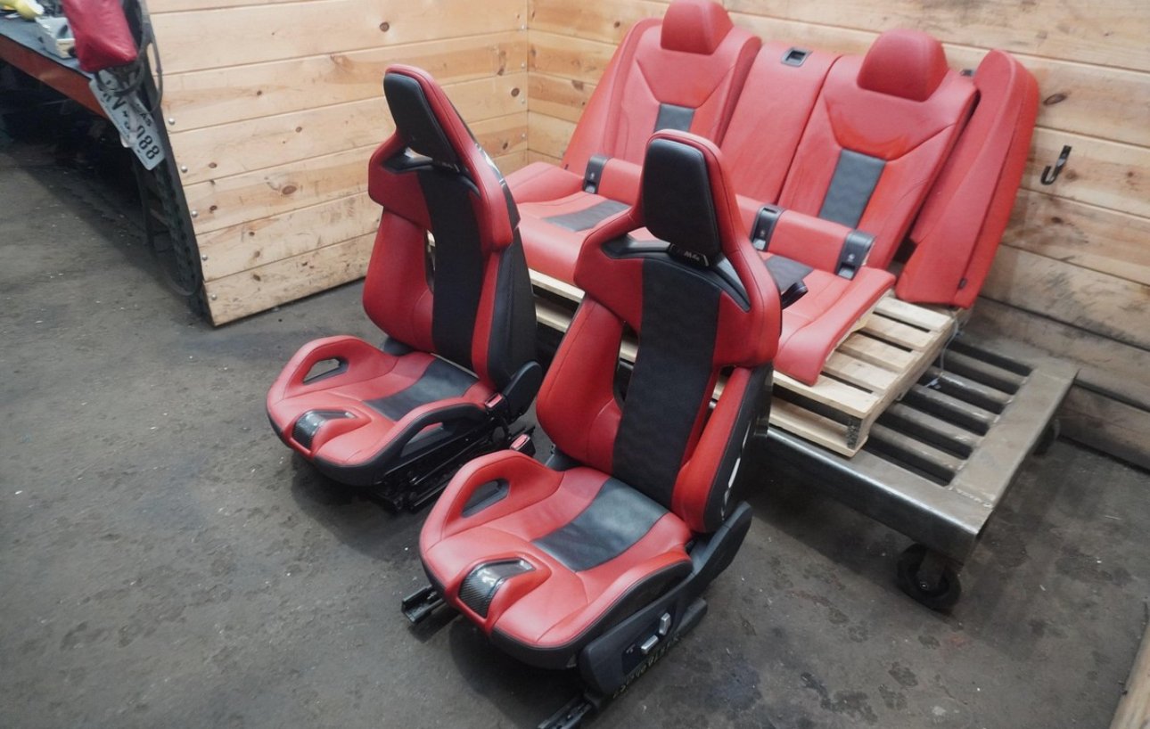 Front Driver Passenger Carbon Fiber Bucket Seats & Rear Bmw M4 G82 21-24