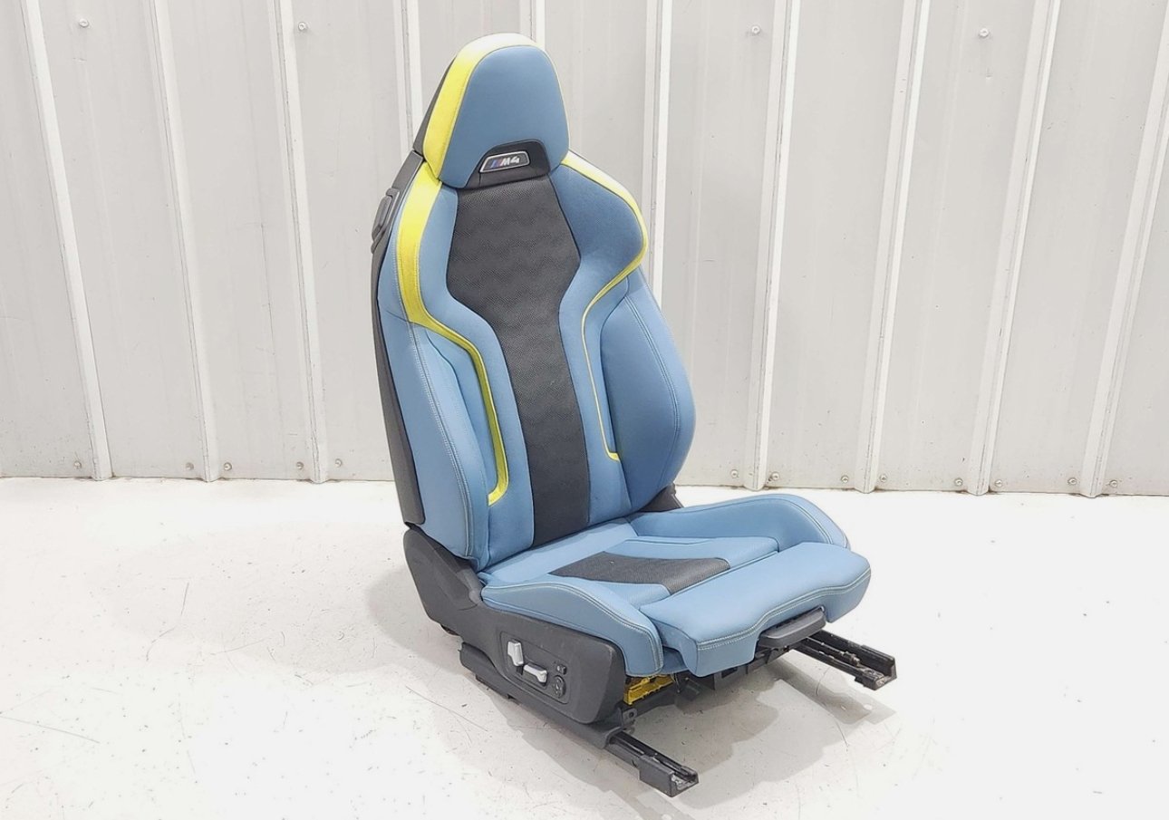 2023 BMW M4 G82 COMPETITION FRONT RIGHT PASSENGER SPORT POWER HEAT COOLED SEAT - Image 2