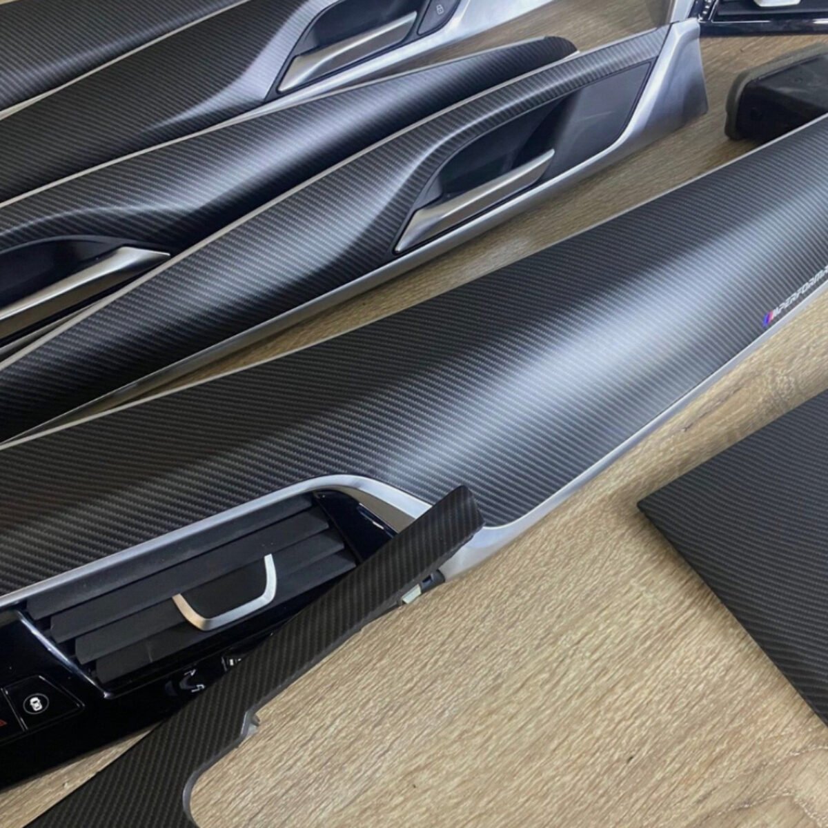 BMW G30 G31 M performance Interior Trim MATTE 9PCS CARBON FIBER LHD