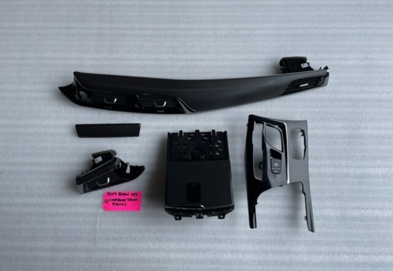 BMW F90 M5 G30 OEM INTERIOR CARBON FIBER TRIM CONSOLE DASH 5 PCS - Image 7