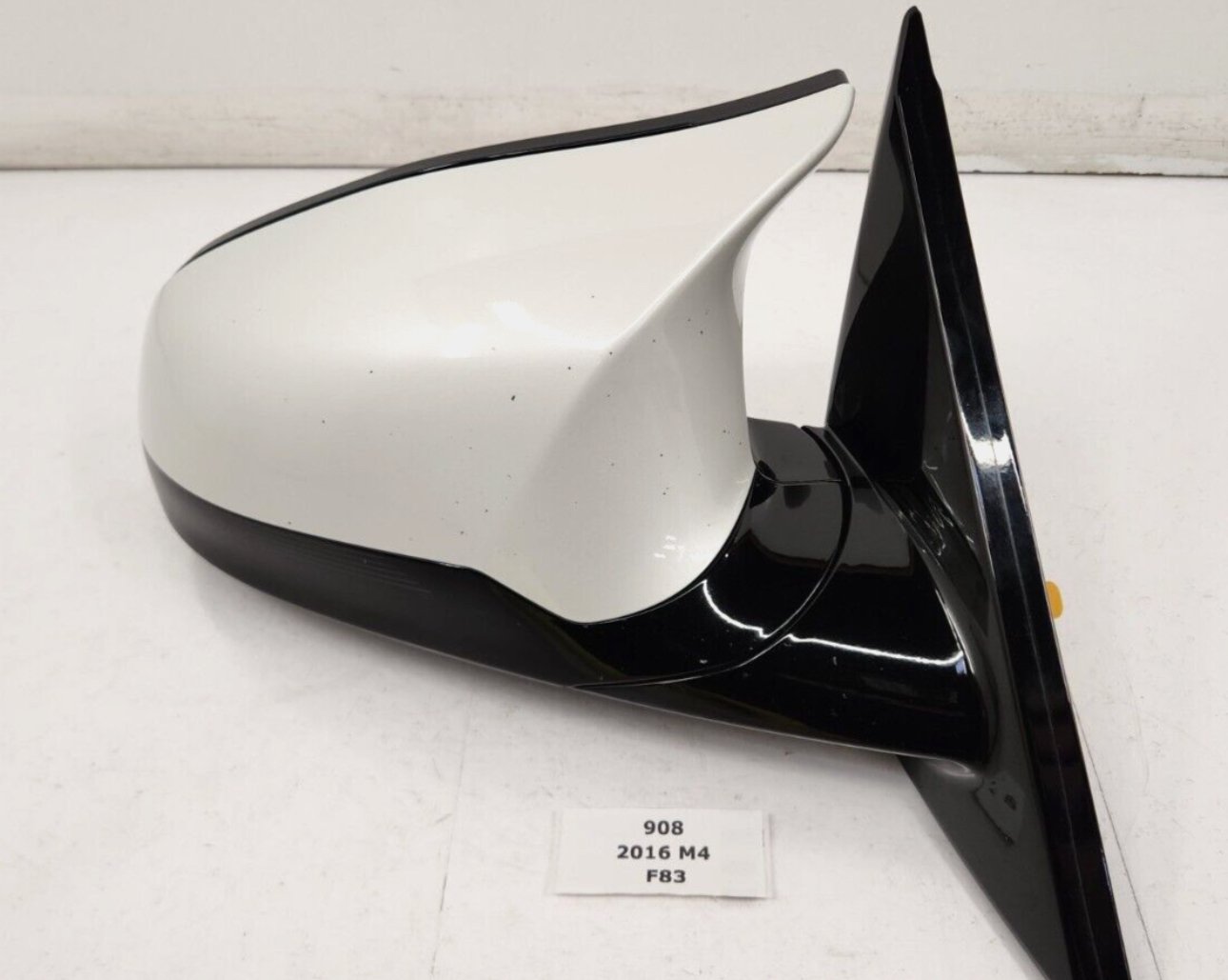 20 OEM BMW F82 F83 M4 Right Passenger Mirror Auto Dim w/ Camera White A96