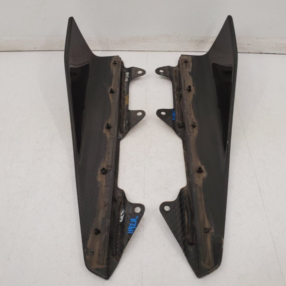 16-20 OEM BMW F87 M2 M Performance Carbon Fiber Side Skirt Trim Accents SET *