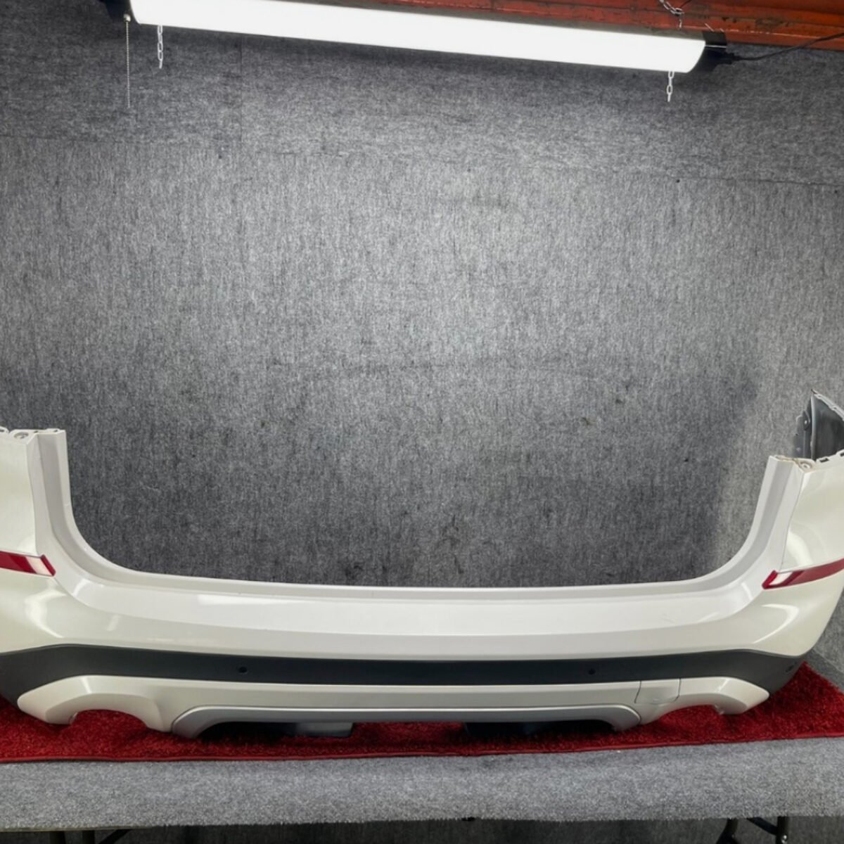 BMW 2018-2021 G01 REAR BUMPER COVER W/ PDC WHITE ALPINE ASSEMBLY OEM