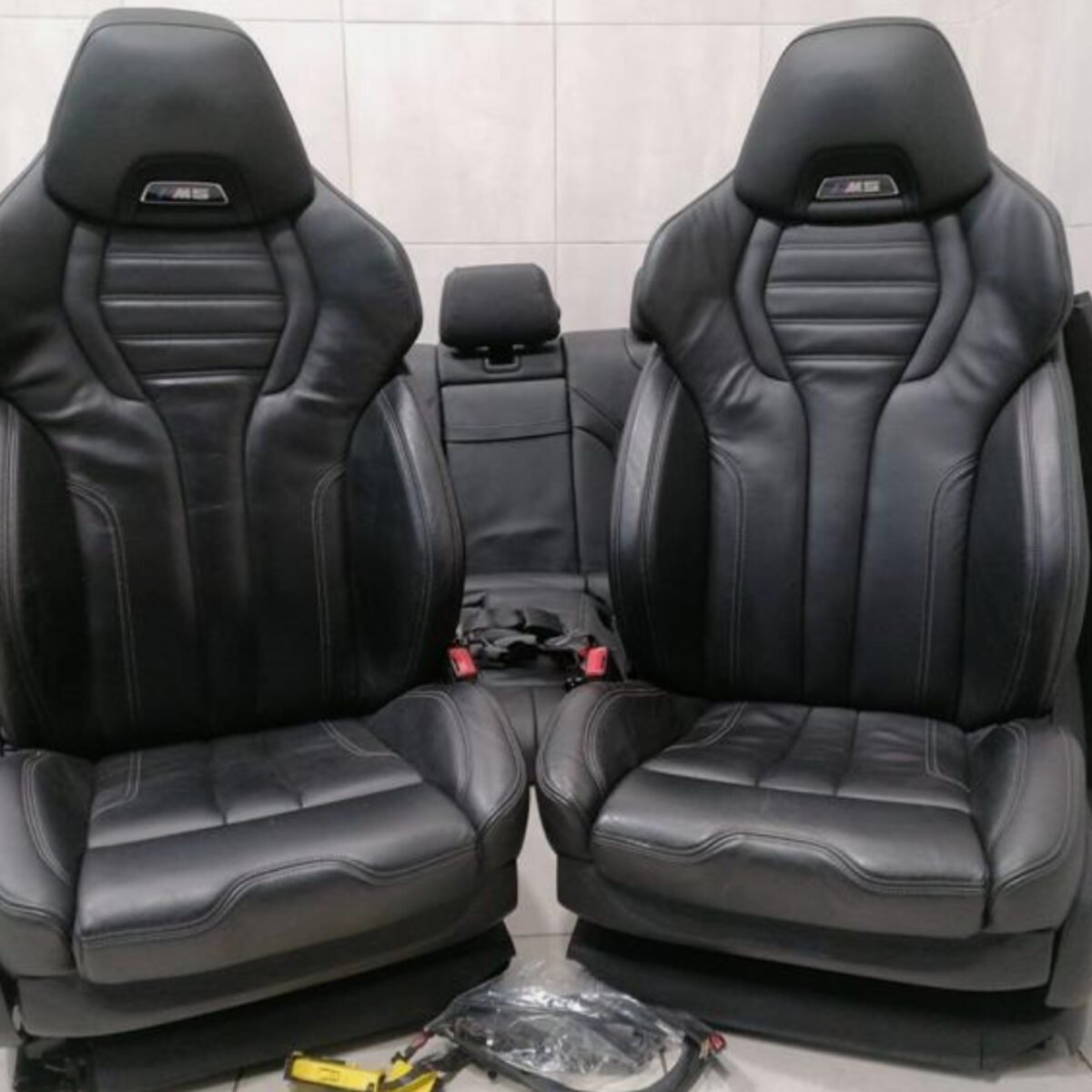 BMW 5 F90 G30 M5 SEATS SPORT M5 F90 SEATS INTERIOR BLACK LEATHER BLACK LEATHER