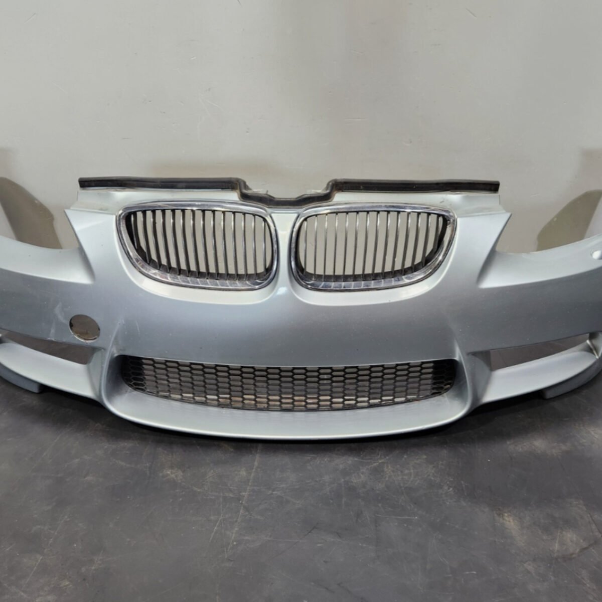 OEM BMW M3 E90 E92 E93 Front Bumper Cover w/ Grilles Silver A29