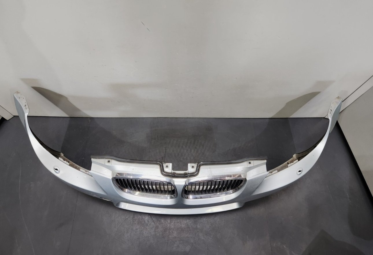 OEM BMW M3 E90 E92 E93 Front Bumper Cover w/ Grilles Silver A29 - Image 5