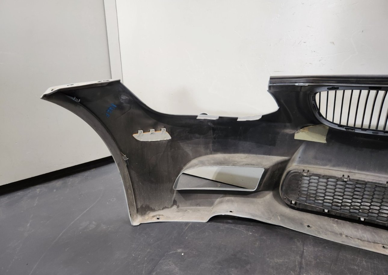 OEM BMW M3 E90 E92 E93 Front Bumper Cover w/ Grilles Silver A29 - Image 7
