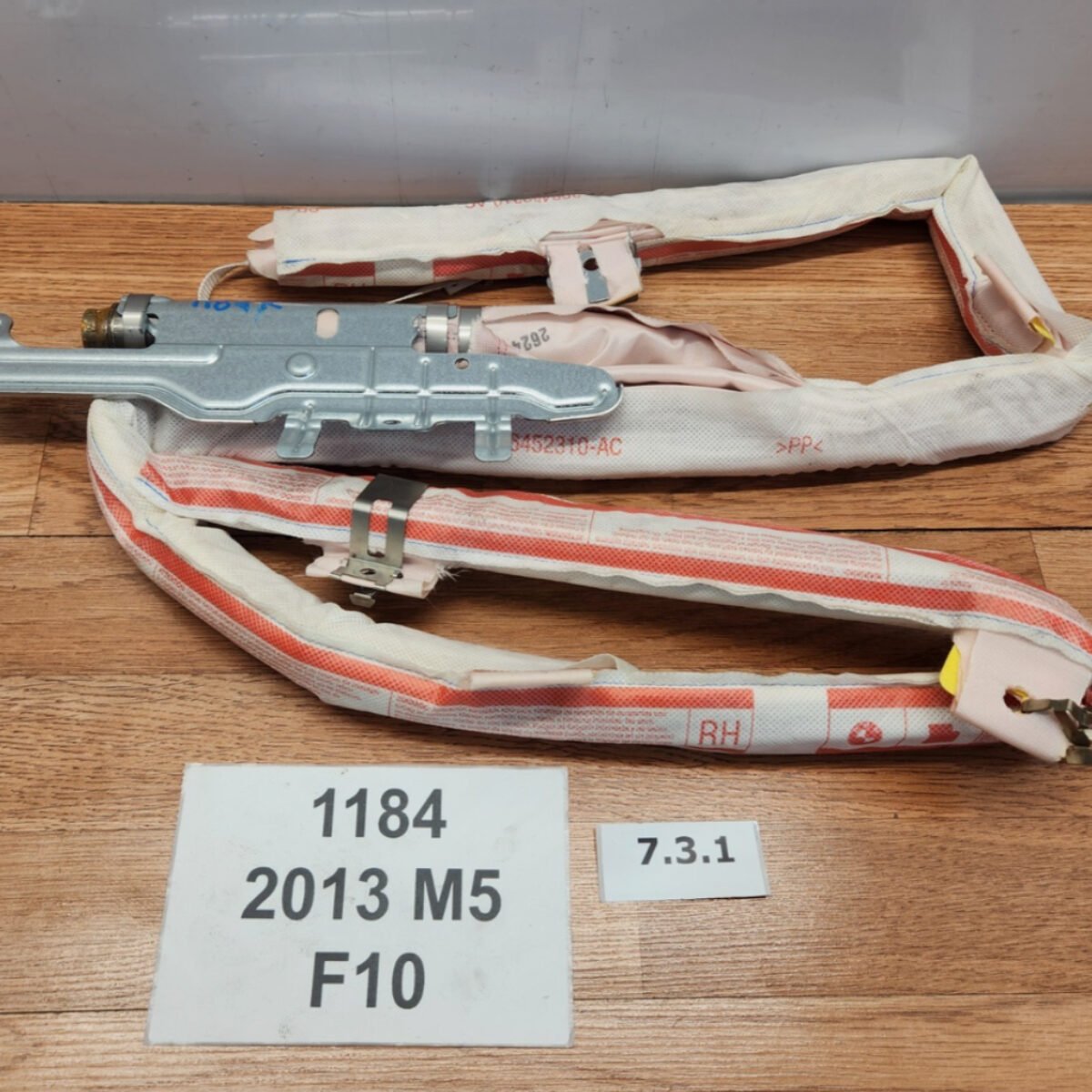 OEM BMW F10 535 550 M5 Right Passenger Top Roof Head Air Bag Airbag Curtain