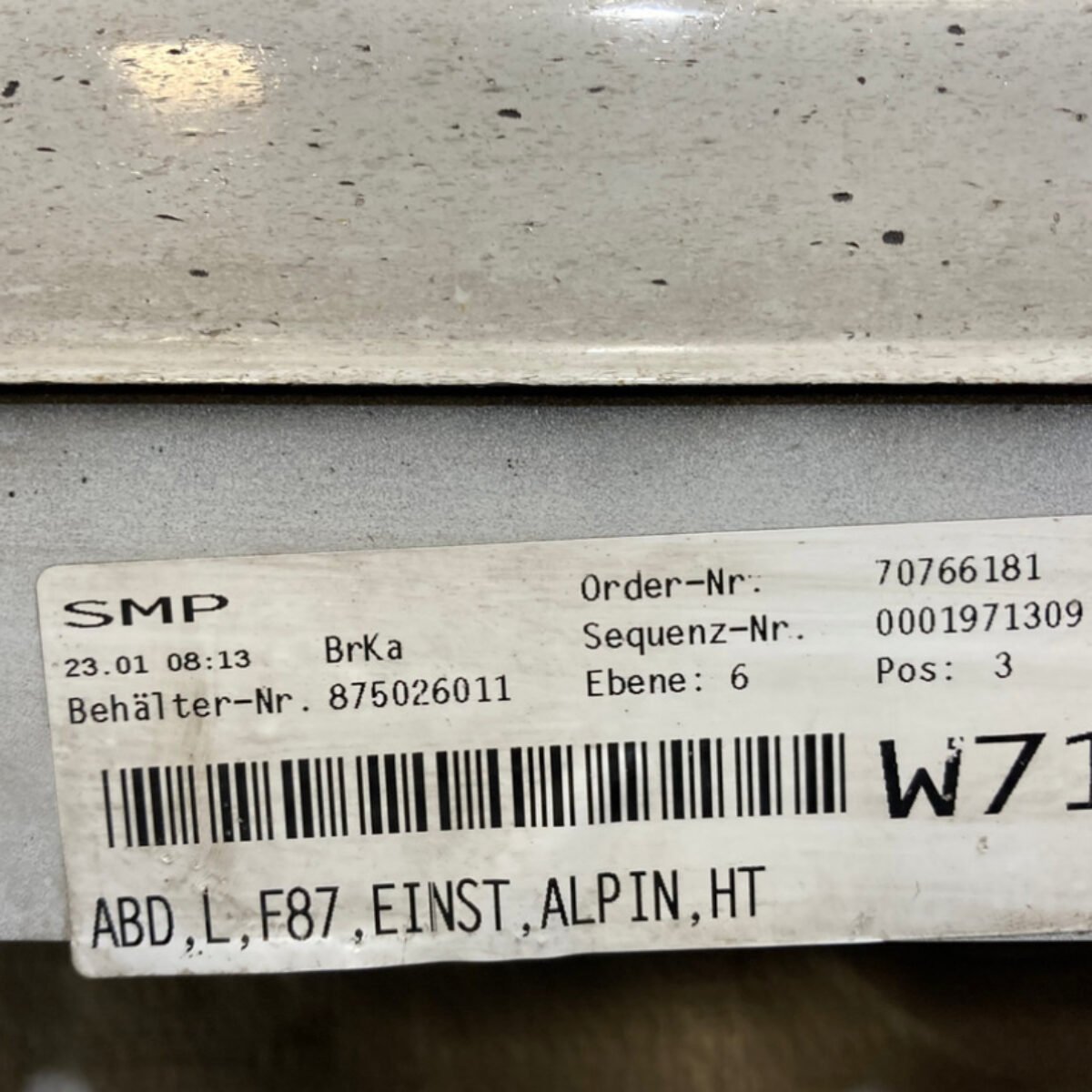 F87 BMW M2 Driver Side Skirt