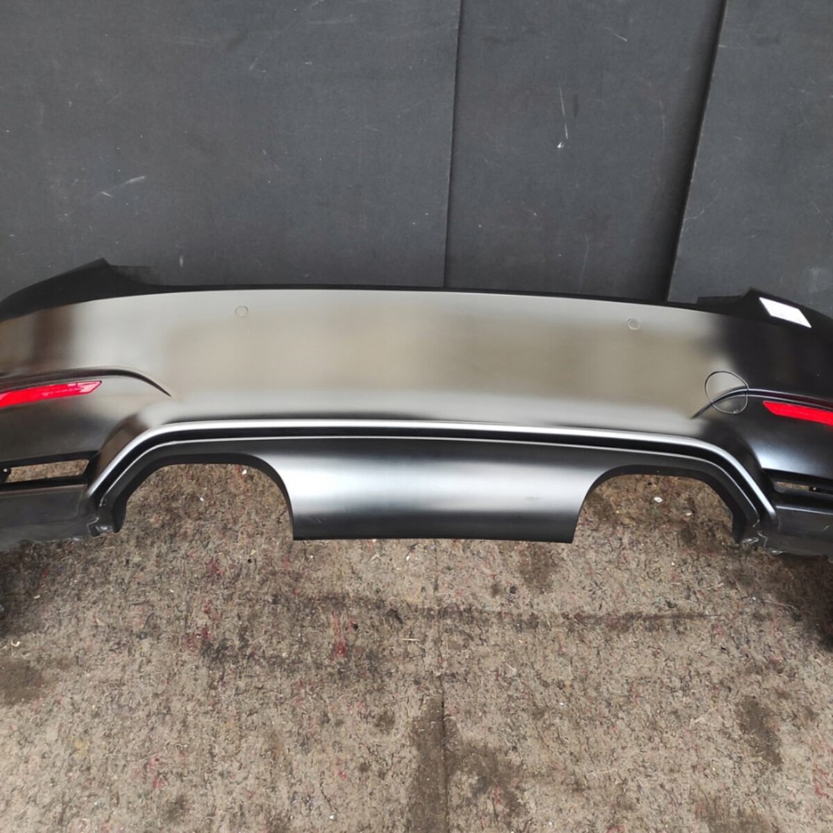 Bumper rear bmw m4 f82 f83 frozen black metallic