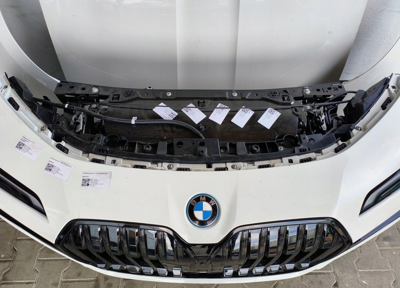 Bumper hood fender belt reinforcement headlights bmw 7 g70 color a300 - Image 2